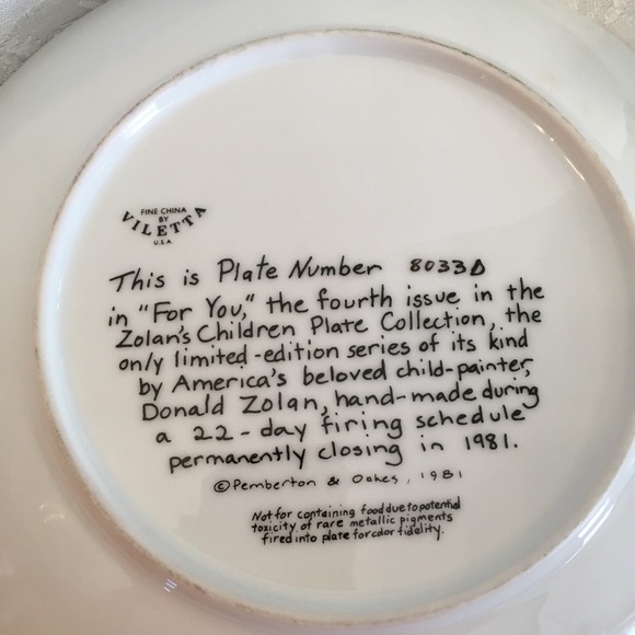 FOR YOU decorative plate-Knowles - Picture 4 of 8